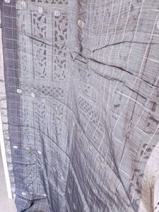 Linen Cotton Banarasi Saree