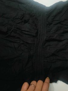 Simple Black Midi Dress