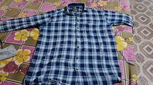 Men Checked  Shirt Xl Size