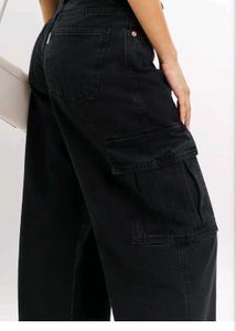 Charcoal Cargo Jeans