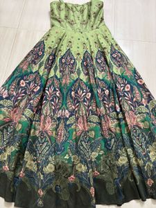 Ritu Kumar Green Francesca Long Dress