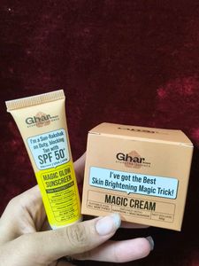 Ghar Soaps Magic Sunscreen+Cream Combo