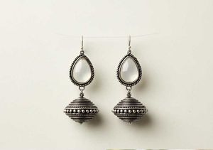 Silver Drop Earrings
