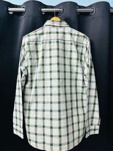 Peter England Men Super Slim Fit Checkered Shirt