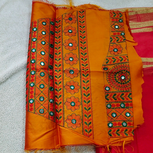 saree with blouse piece