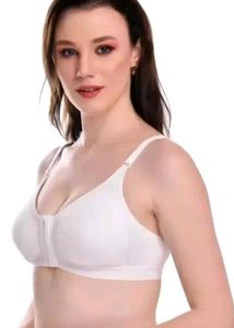 Front Open Bra for Womens/Girls Color White