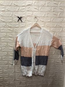 Striped Knit Cardigan🐭