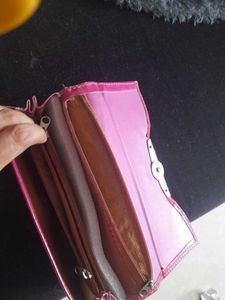 Cute Pink Wallet 6 Compartments