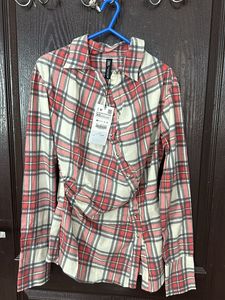 Deconstructed Flannel Shirt