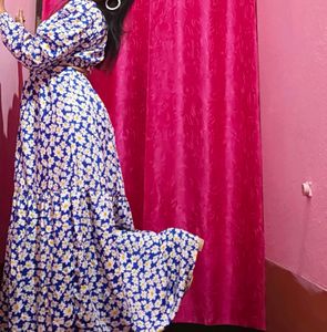 Beautiful Flower Maxi Dress