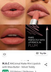 M.A.C Velvet Teddy Lipstick