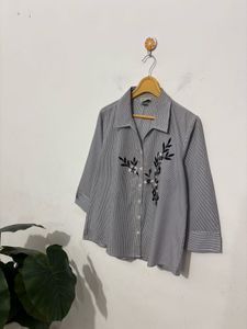 Embroidery Strips Shirt