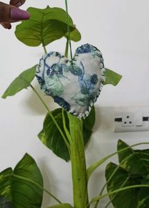 A Handmade Heart Keychain