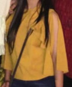 Only Top Mustard Party Wear