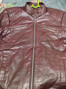 Pure Leather With Furr Mens Jacket