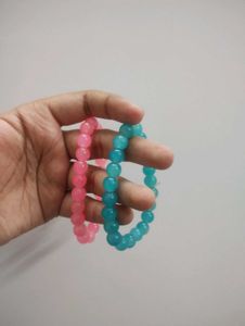 Trendy Bracelets Pink and Blue Combo (SALE!)