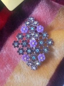 Rhinestone Hair Clip &amp; Brooch Set