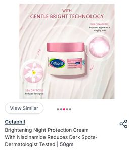 Cetaphil Brightening Night Comfort Cream