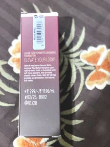 Lakme Forever Matte Foundation