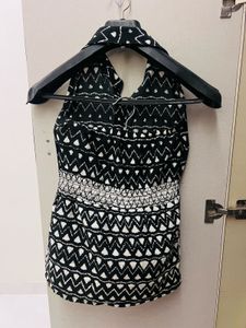 Halter Neck Top Backless