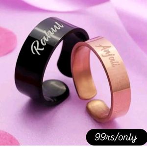 Customized Name Ring
