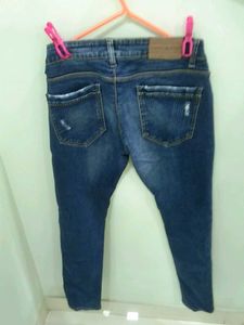 Distressed Denim Jeans