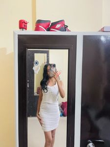 White Bodycon Mini Dress