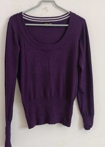 Guess Jeans Purple Sweater