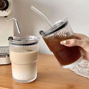 Ribbed Glass Tumbler