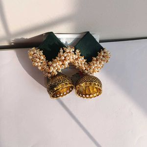 Ethnic Fabric Earrings