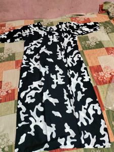 Abstract Print Dress