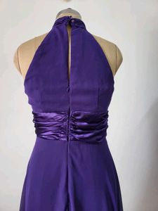 Purple Halter Dress