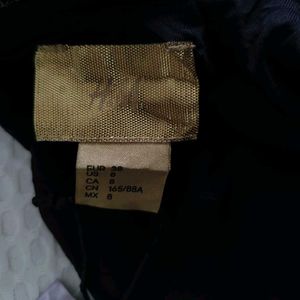 H&amp;M Black Sequined Deep Backles Party Dress