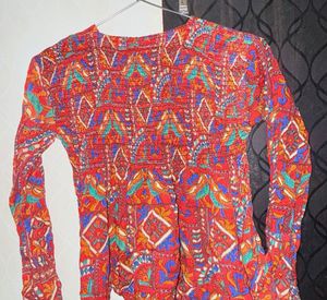 Boho Print trendy Top