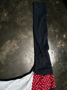 Color Block Long Sleeve Top