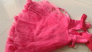 Pink Flower Girl Dress