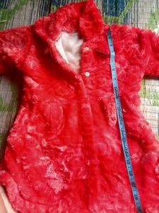 Adorable Red n pink Baby Jacket