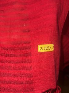 Red &amp; Black Printed Kurta with Dupatta