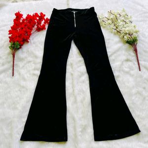 Primark Black Flared wide leg pants