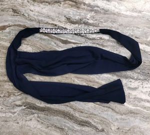 Navy Blue Sarara With Dupatta