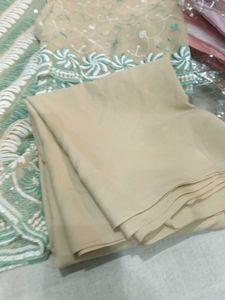 Elegant Embroidered Dress Material