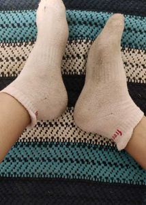 Used White Socks