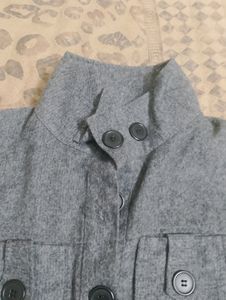 Wool Frock Onepiece With Belt