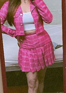 Pink Plaid Co-ord Set