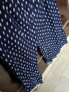 Elegant Floral Kurta Pallazo Set