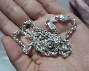 Real Silver Thick Chain