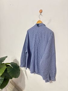 Gingham Embroidery Shirt