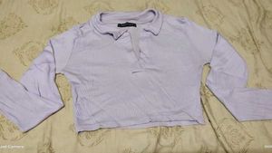 Cute Cropped Polo Top
