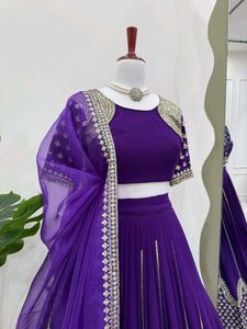 🆕️🆕️Lehenga Choli With Fourside Lace Dupatta