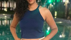 Blue zudio Halter Top